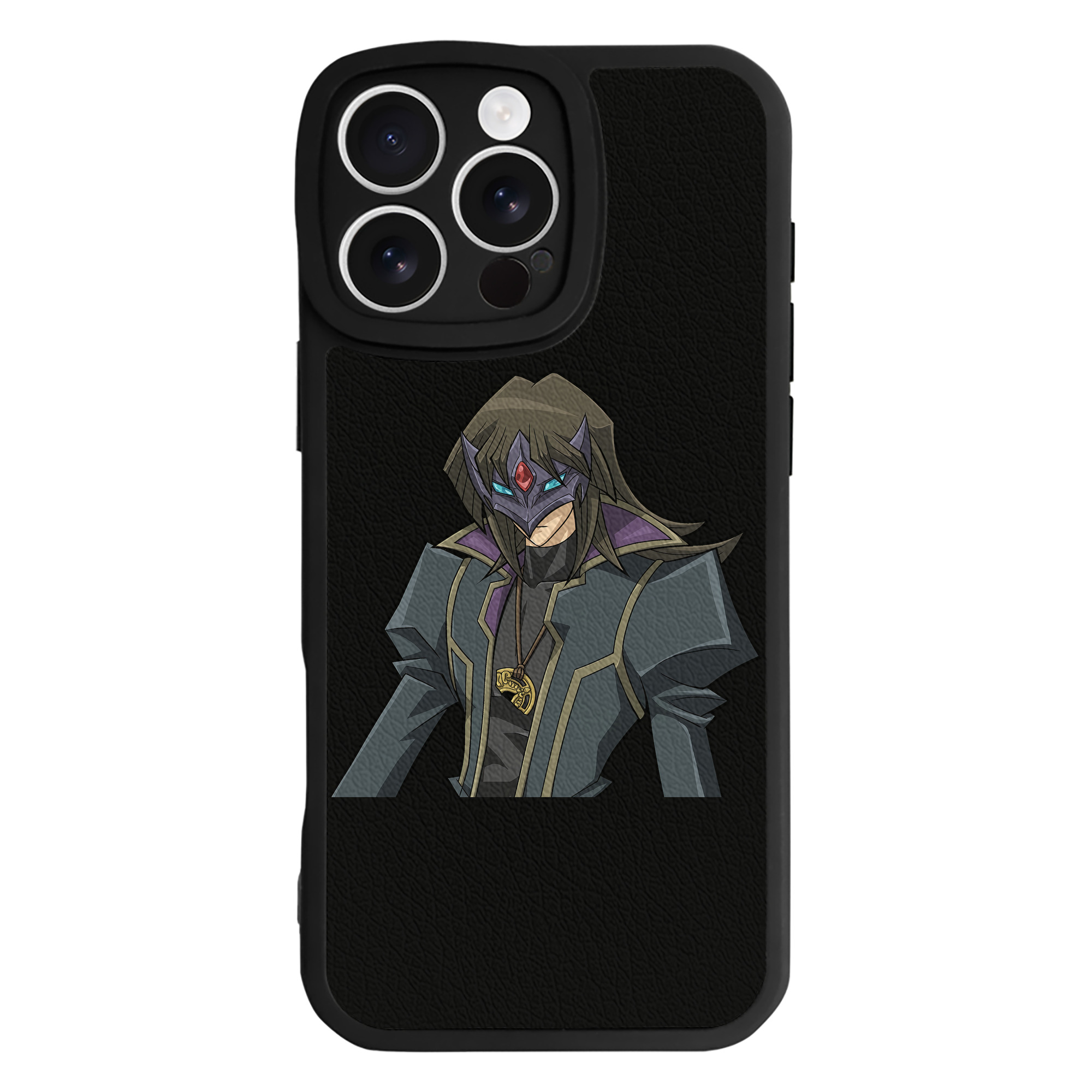 （画像用） 遊☆戯☆王 Yu-Gi-Oh! 【iPhone 16シリーズ対応】シリコンスマホケース（レザー調） 材質：シリコン